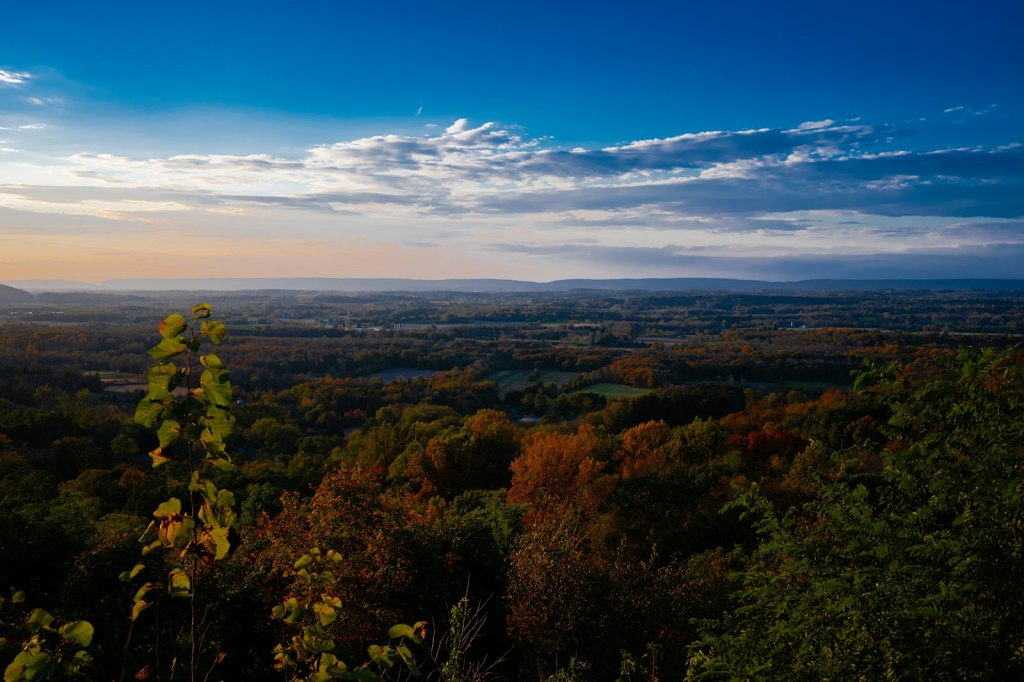 View over a wooded Pennsylvania valley